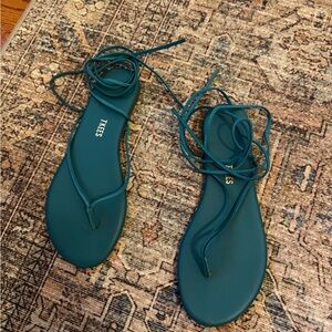 TKEES Women's Sandals in Deep Teal